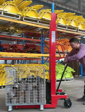 Which is more suitable, a manual stacker or a semi-electric stacker?